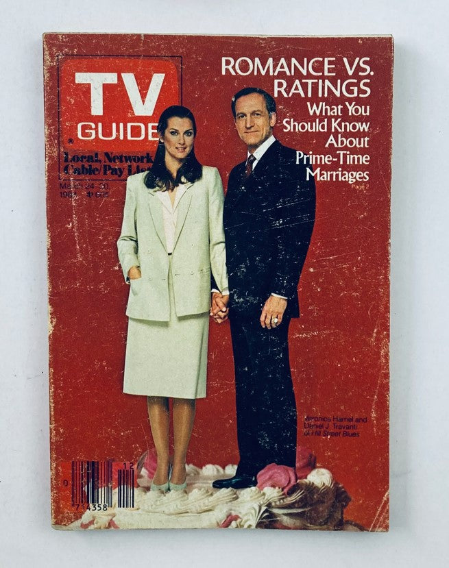 TV Guide Magazine March 24 1984 Daniel Travanti Dayton Ed. No Label