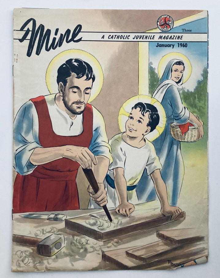 Mine A Catholic Juvenile Magazine January 1960 A Paper Snowstorm No Label