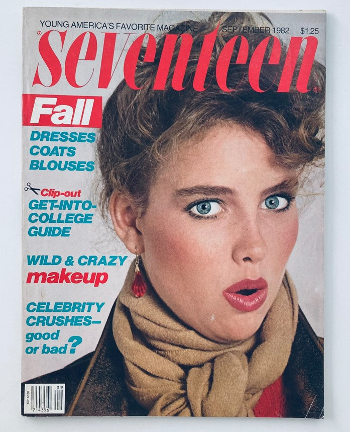 VTG Seventeen Magazine September 1982 FALL DRESSES COATS BLOUSES