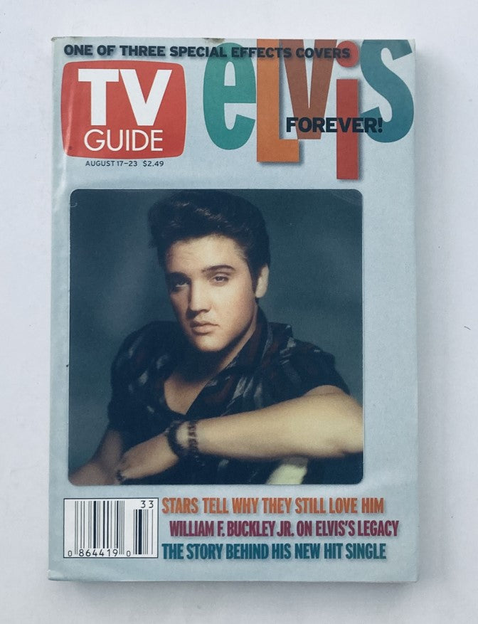 TV Guide Magazine August 17 2002 Elvis Presley Staten Island Ed. No Label