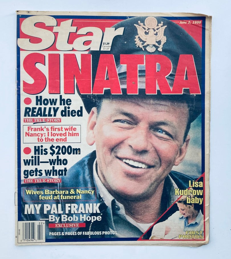 VTG Star Tabloid Magazine June 2 1998 Frank Sinatra by Bob Hope No Label