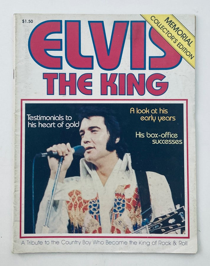 VTG 1977 Elvis the King Memorial Collector's Edition Elvis Presley No Label