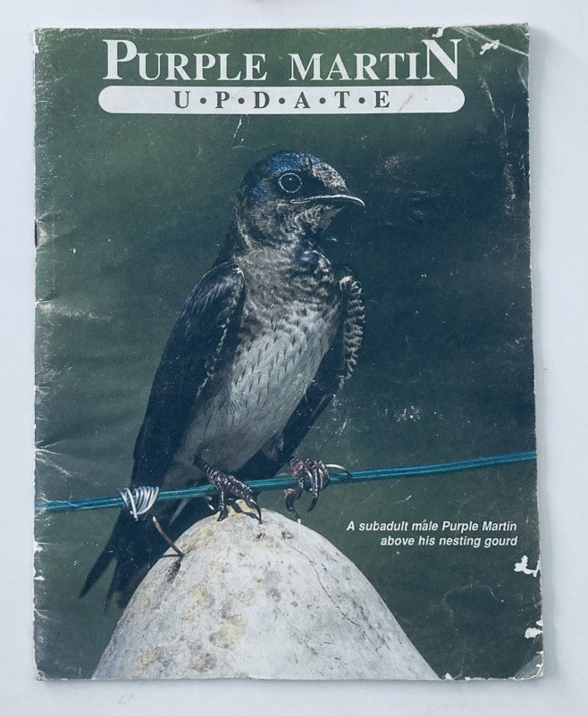 VTG Purple Martin Update Above His Nesting Ground No Label