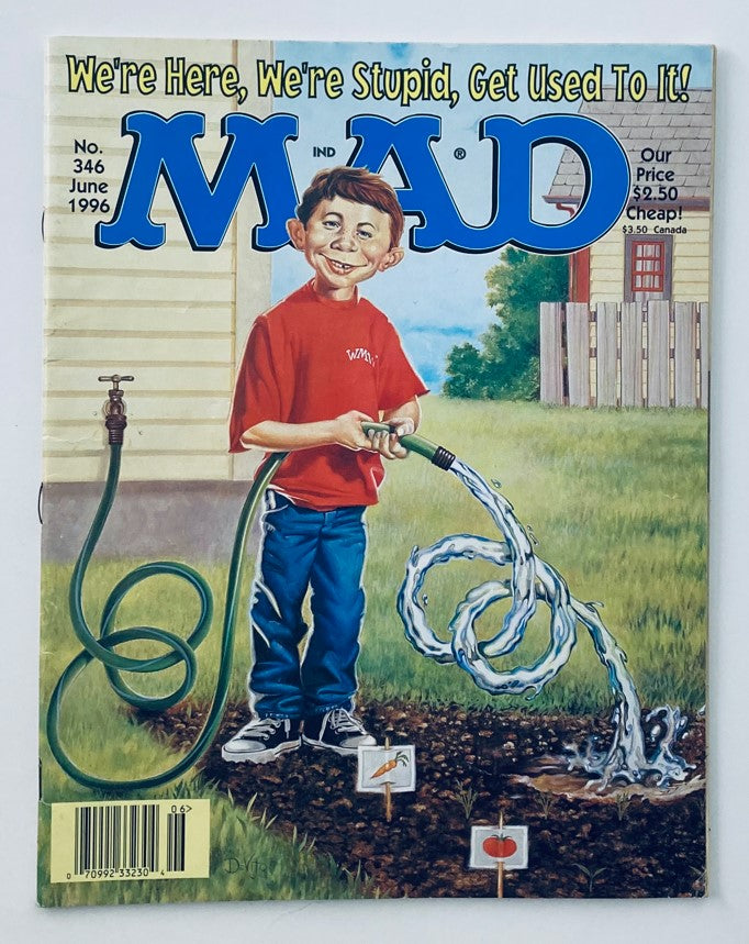 Mad Magazine June 1996 #346 Heirlooms of the Future 4.0 VG Very Good No Label