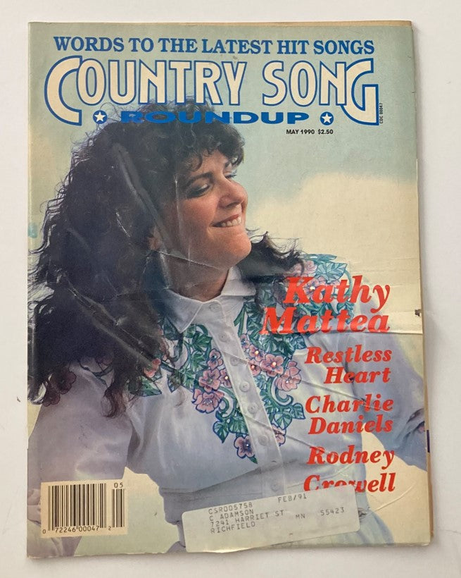 VTG Country Song Roundup Magazine May 1990 Kathy Mattea & Restless Heart