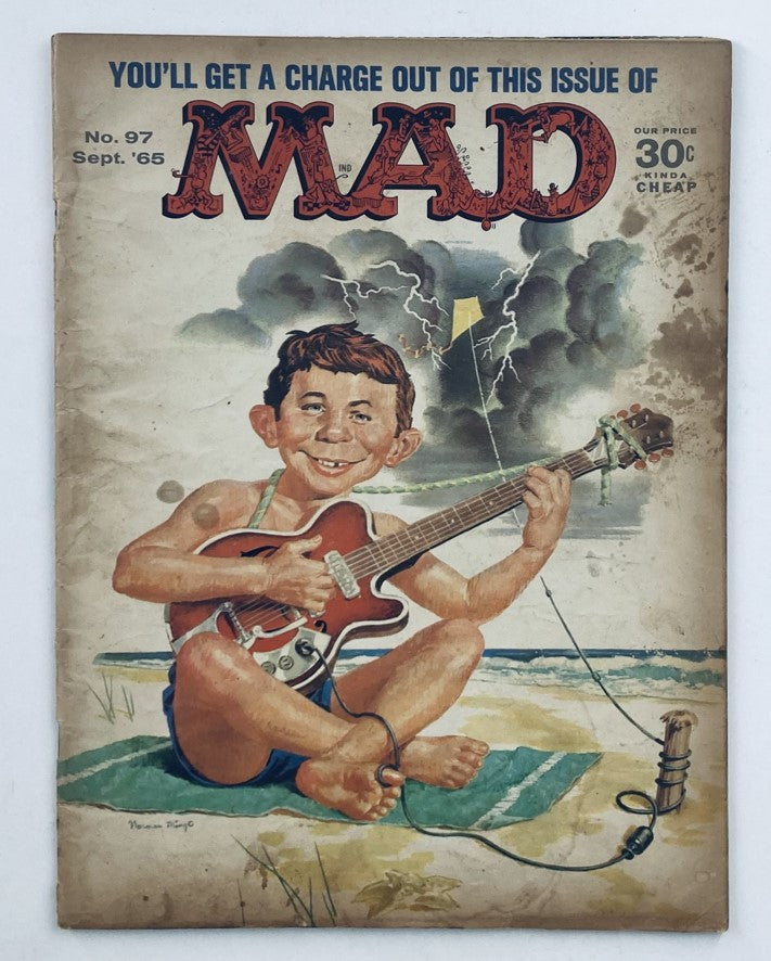 Mad Magazine September 1965 No. 97 A Frightful Incident 2.0 Good No Label