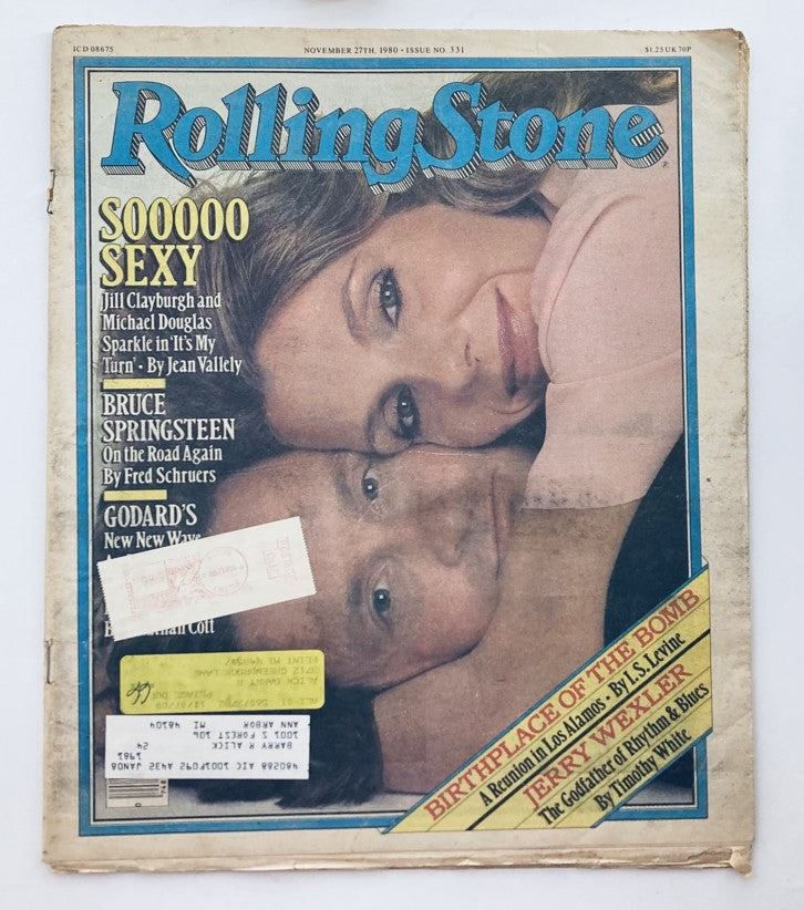 VTG Rolling Stone Magazine November 27 1980 Issue 331 Jill Clarburgh Mic Douglas