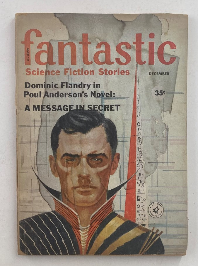 Fantastic Science Fiction Stories December 1959 A Message in Secret No Label