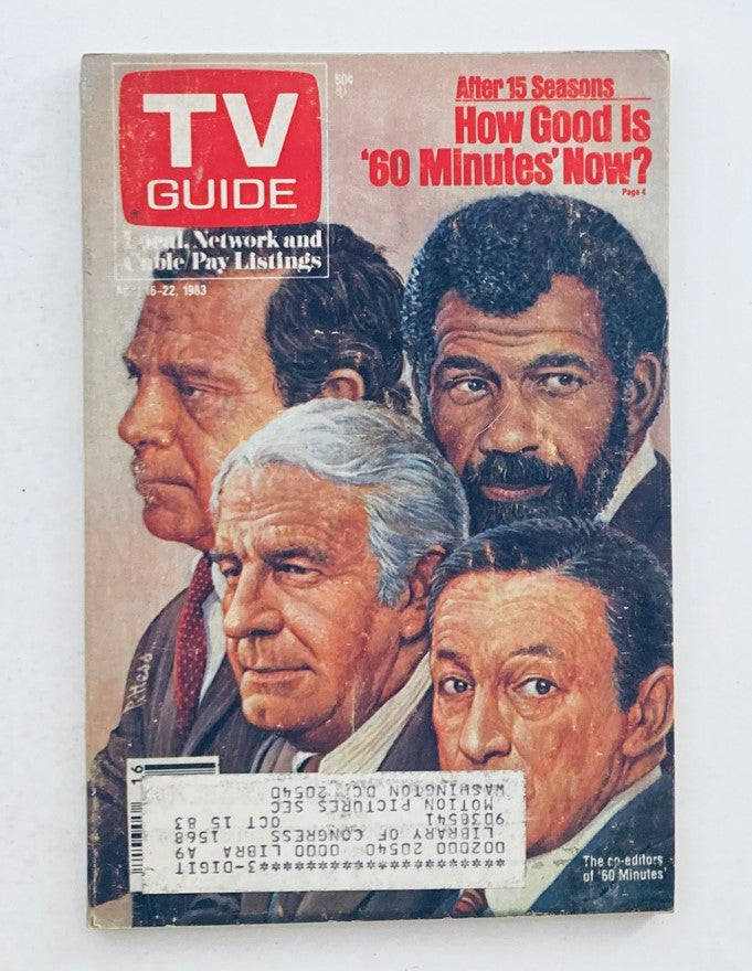 TV Guide Magazine April 16 1983 How Good is 60 Minutes WA-Baltimore Ed.