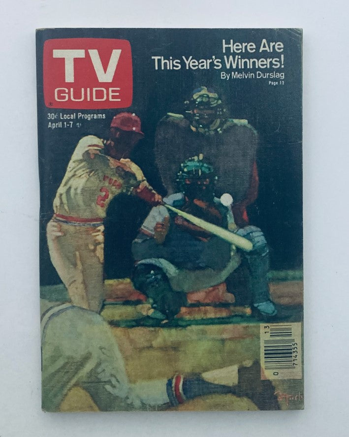 TV Guide Magazine April 1 1978 Here Are This Year's Winners NJ-PA Ed. No Label