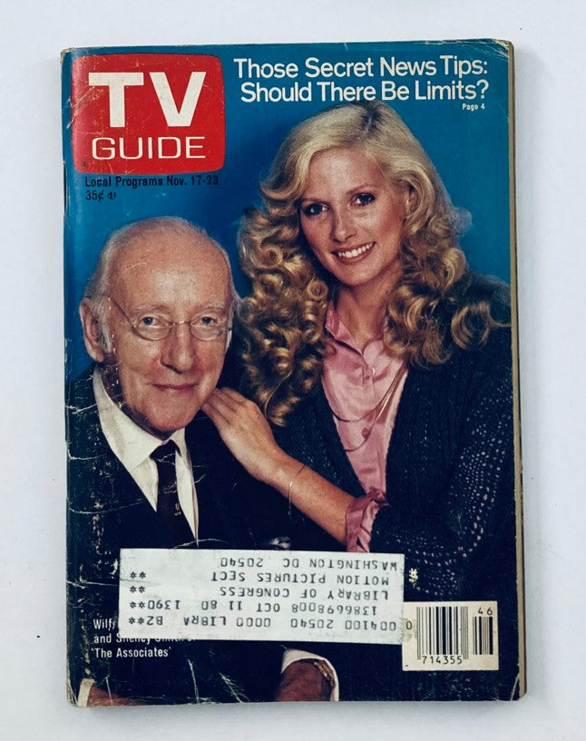 TV Guide Magazine November 17 1979 #1390 Wilfred Hyde-White LA Metro Ed.