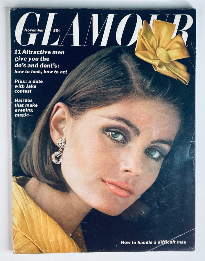 VTG Glamour Magazine November 1963 Vol 50 No. 3 Kecia Nyman No Label