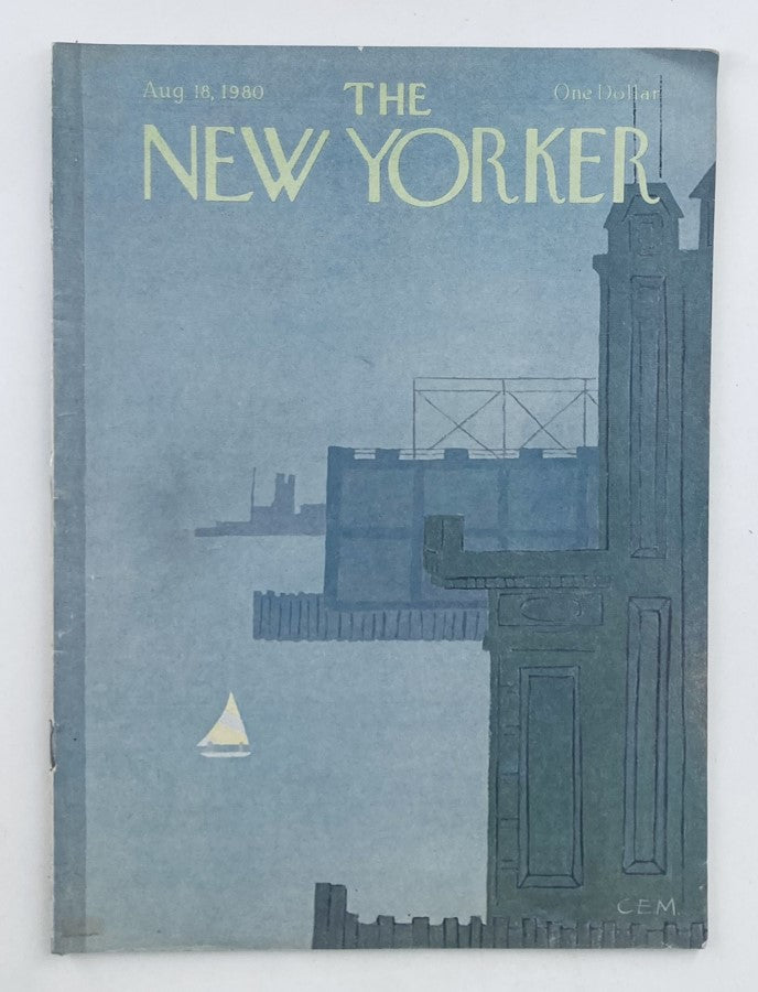 The New Yorker Full Magazine August 18 1980 Skyscrapers by Charles No Label