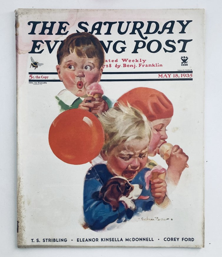 The Saturday Evening Post Magazine May 18 1935 Miss Jacksburg No Label