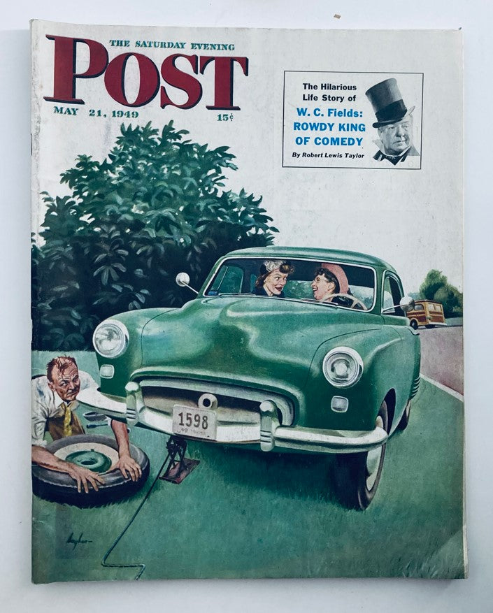 The Saturday Evening Post Magazine May 21 1949 WC Fields Comedy King No Label