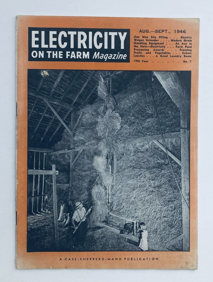 VTG Electricity on the Farm Magazine August 1946 Atomic Power No Label