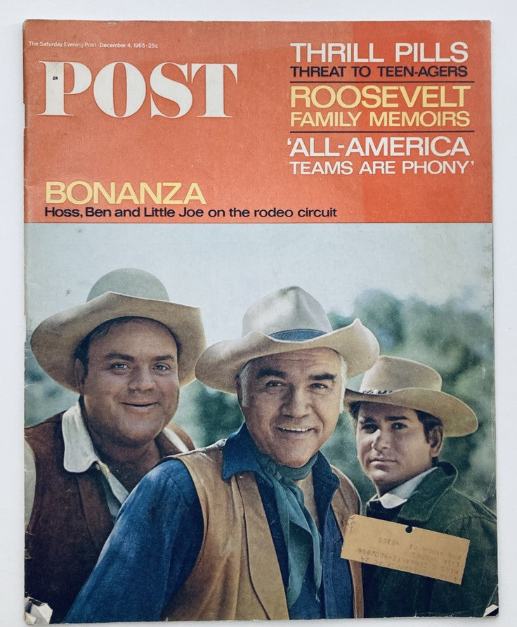 The Saturday Evening Post December 4 1965 No. 24 Roosevelt Family Memoirs