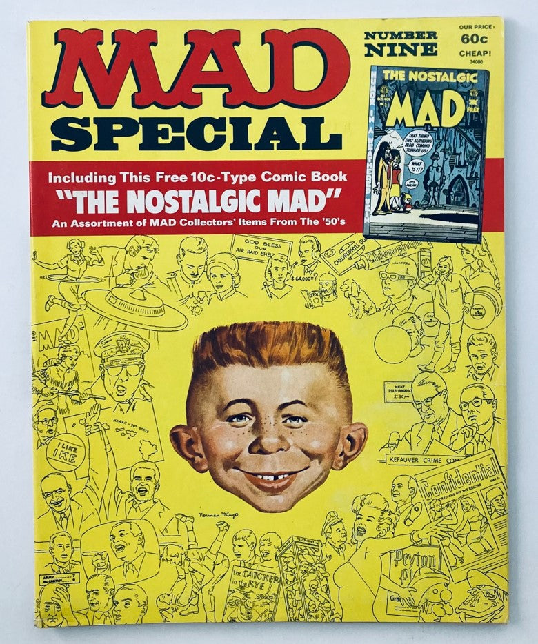 VTG 1972 Mad Magazine Special Number Nine 6.0 FN No Label