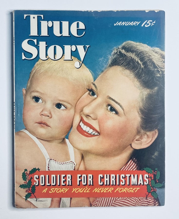 VTG True Story Magazine January 1944 Vol 49 No. 6 Soldier for Christmas No Label