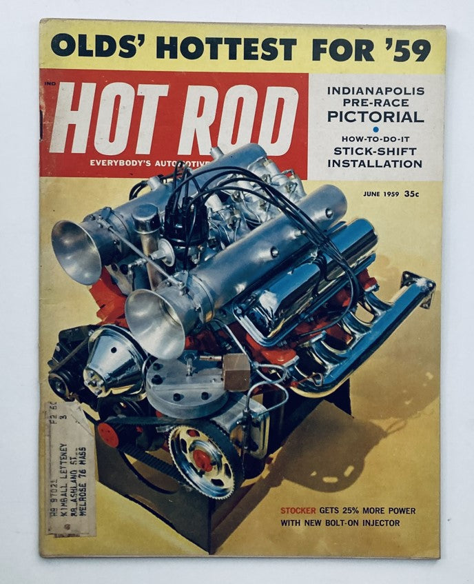 VTG Hot Rod Magazine June 1959 Vol 12 No. 6 Stick-Shift Installation