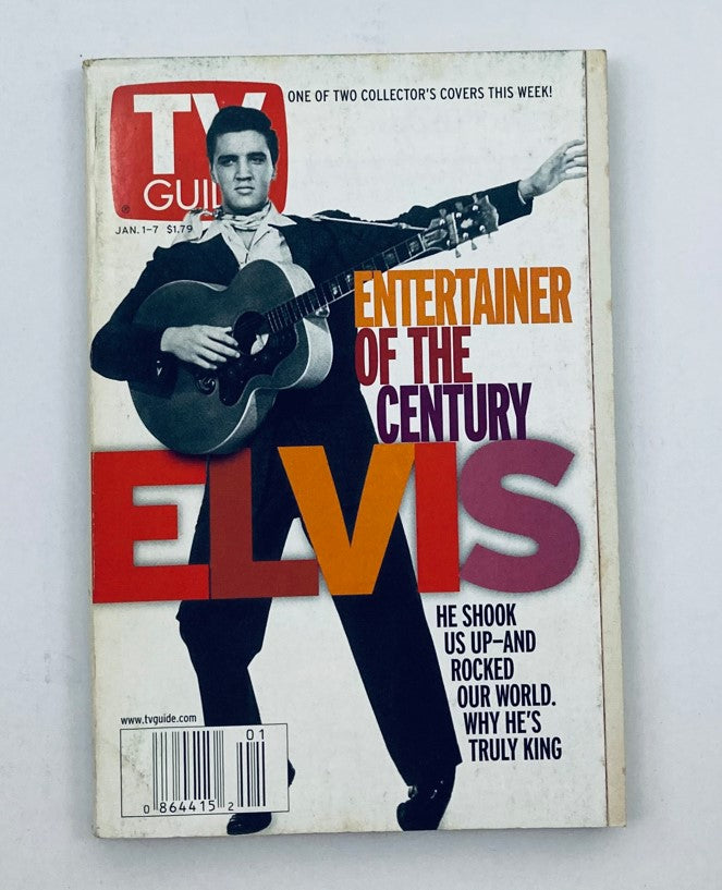 TV Guide Magazine January 1 2000 Elvis Presley Spokane Ed. No Label