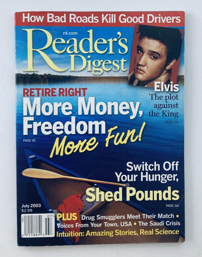 Reader's Digest Magazine July 2003 Elvis Presley No Label