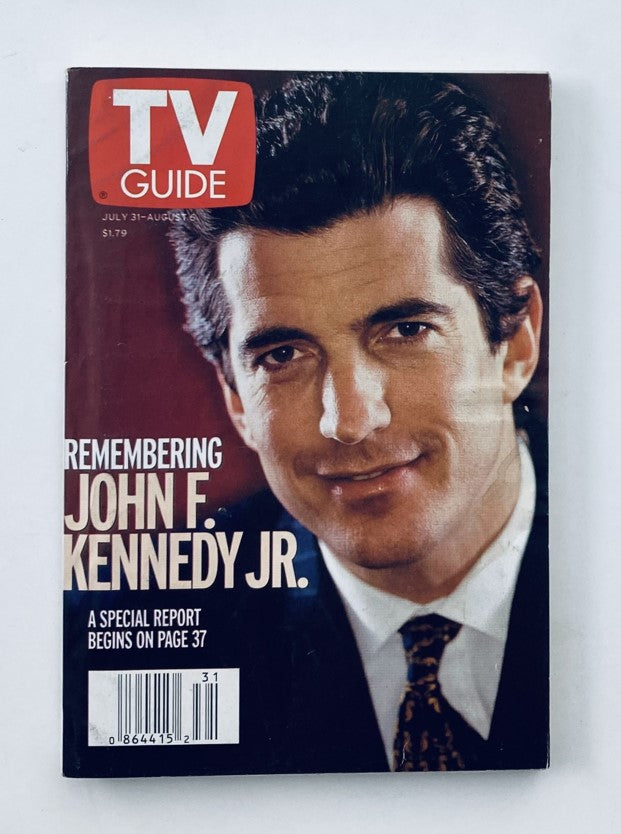 TV Guide Magazine July 31 1999 John F. Kennedy Jr. Grand Rapids Ed. No Label