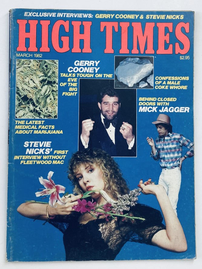 VTG High Times Magazine March 1982 #79 Gerry Coony and Stevie Nicks No Label