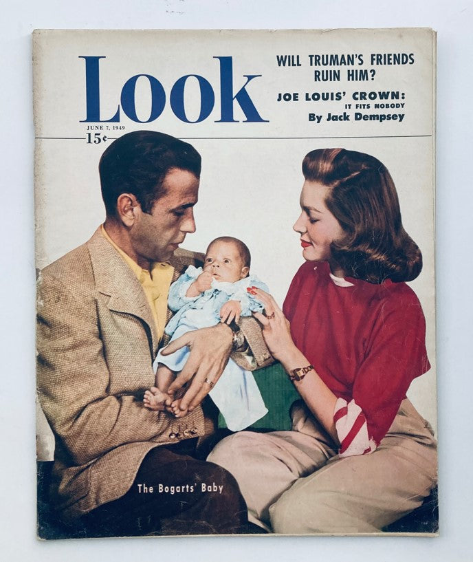 VTG Look Magazine June 7 1949 Vol 13 No. 12 The Bogarts' Baby No Label