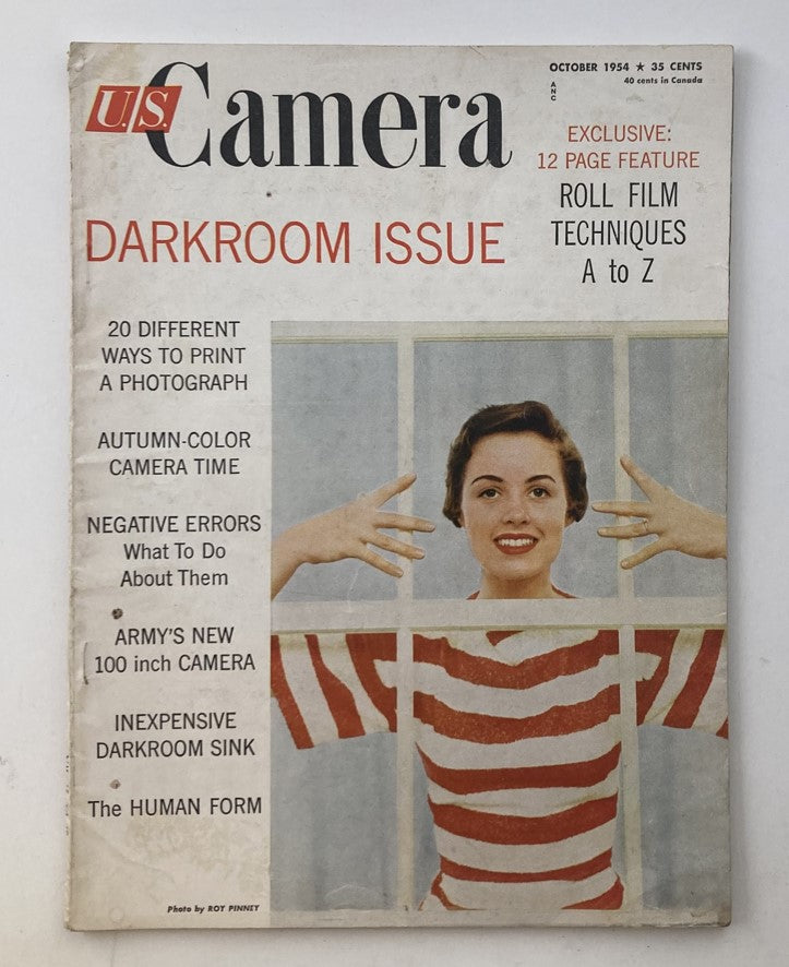 VTG U.S. Camera Magazine October 1954 Vol 17 No. 10 The Human Form No Label