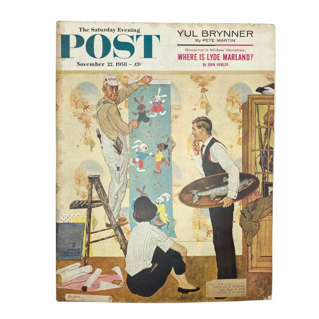 Saturday Evening Post Magazine November 22 1958 Mr. Fisher - George Hughes