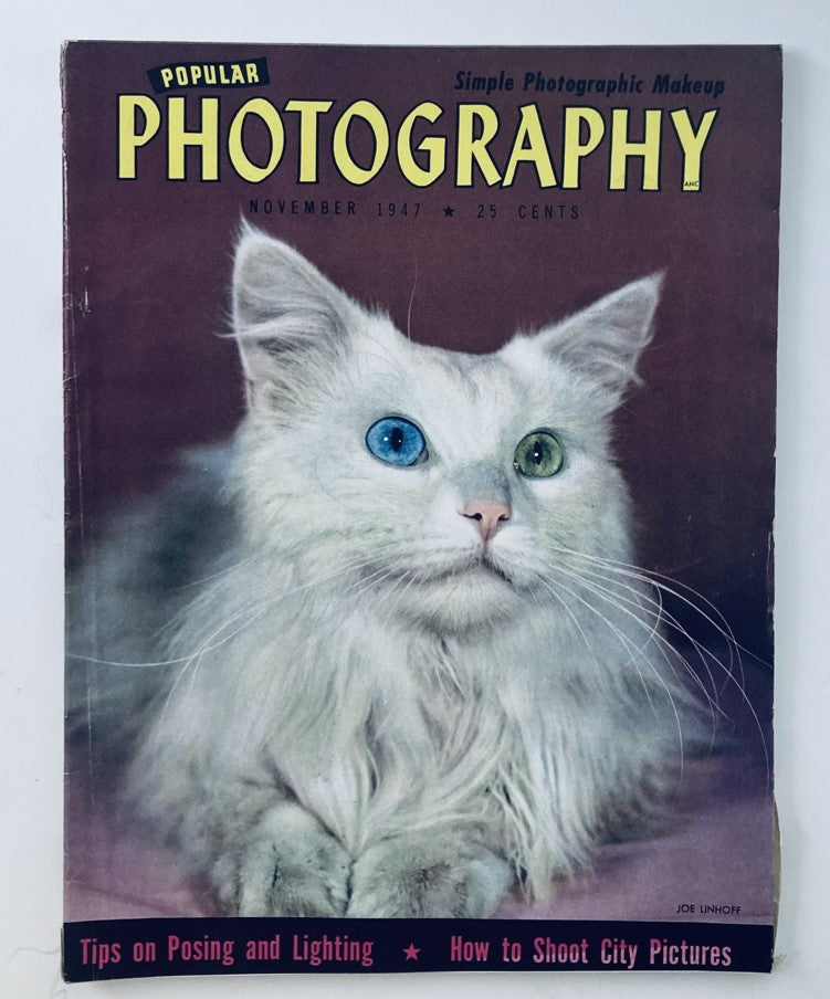 VTG Popular Photography Magazine November 1947 Vol 21 No. 5 Camera Club No Label