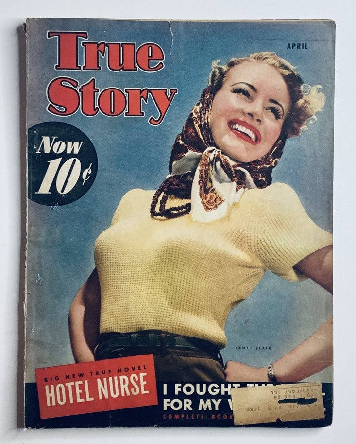 VTG True Story Magazine April 1942 Vol 46 No. 3 Janet Blair in 'Trinidad'