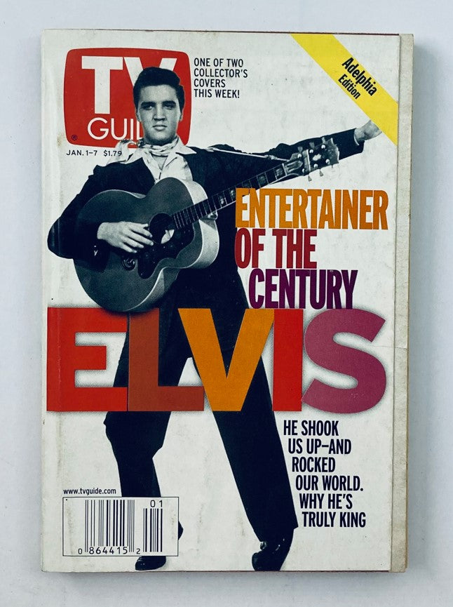 TV Guide Magazine January 1 2000 Elvis Presley Adelphia Southeast FL Ed.