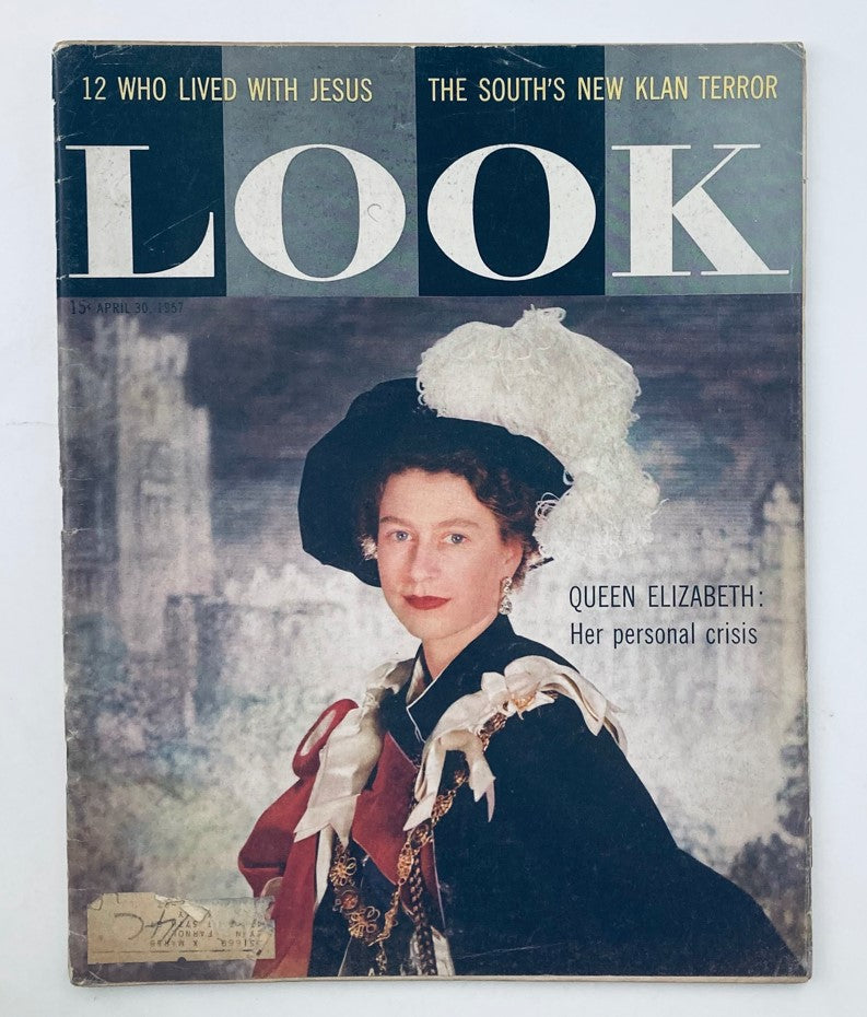 RES*VTG Look Magazine April 30 1957 Vol 21 No. 9 Queen Elizabeth Personal Crisis