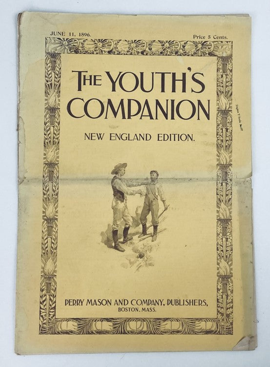 VTG The Youth's Companion Magazine June 11 1896 New England Edition No Label