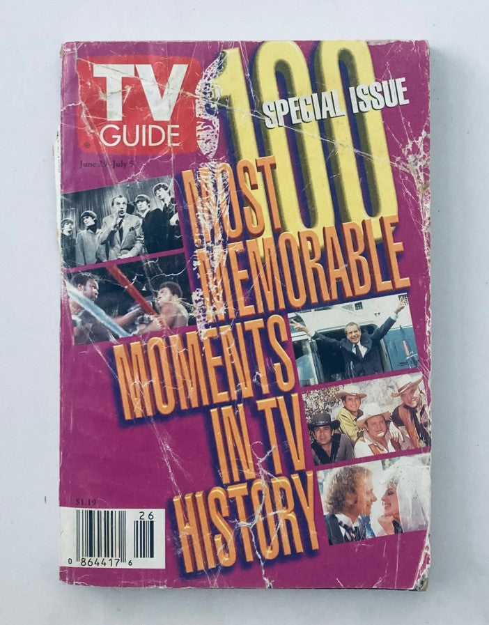 TV Guide Magazine June 29 1996 Most Memorable Chicago Metro Ed. No Label