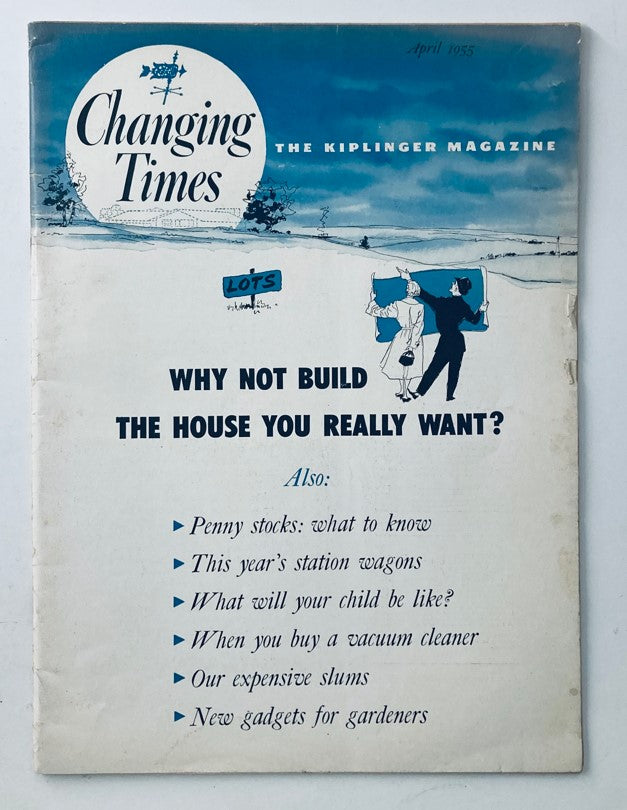 VTG Changing Times Magazine April 1955 When You Buy A Vacuum Cleaner No Label