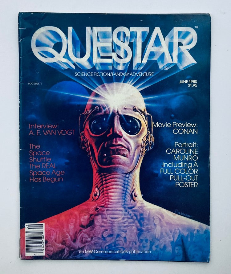 VTG Questar Science Fiction Magazine June 1980 The Space Shuttle No Label