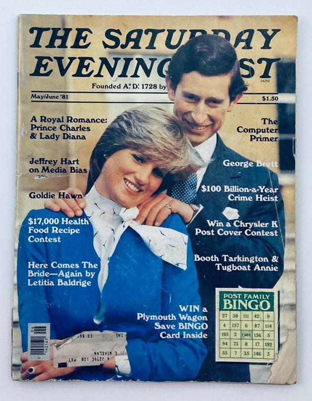 Saturday Evening Post Magazine May 1981 Prince Charles & Lady Diana Fox Photos