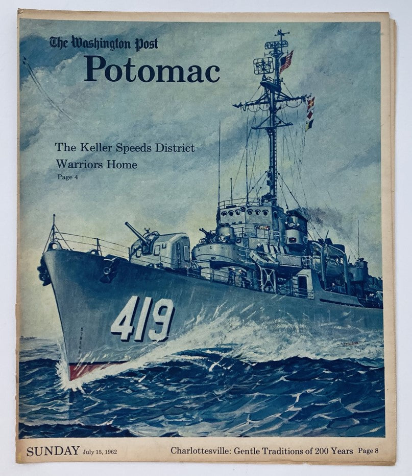 VTG Washington Post Potomac Magazine July 15 1962 District Warriors No Label