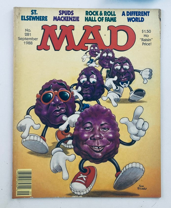 Mad Magazine September 1988 No. 281 A Different World 2.0 Good No Label