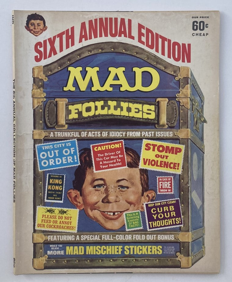 VTG 1968 The Sixth Annual Collection of Mad Follies 4.0 VG No Label