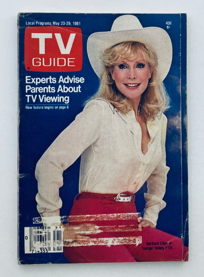 TV Guide Magazine May 23 1981 Barbara Eden Philadelphia Metro Ed.