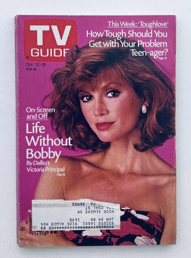 TV Guide Magazine October 12 1985 Victoria Principal Pittsburgh Metro Ed.