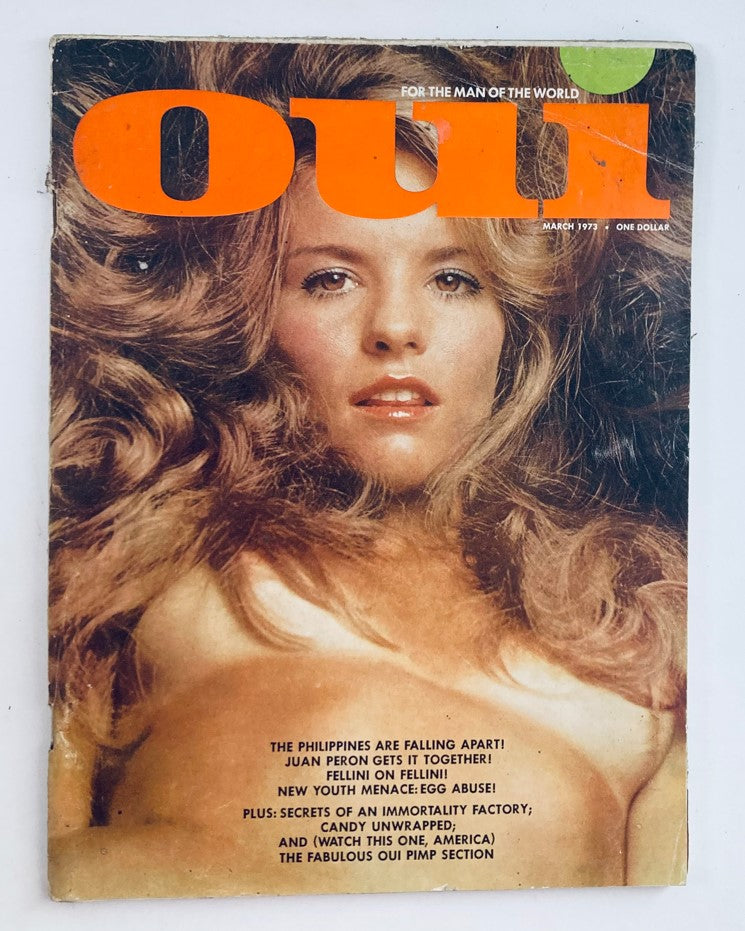 VTG Oui Magazine March 1973 Vol 2 No. 3 Sue Paul Queen of Scots No Label