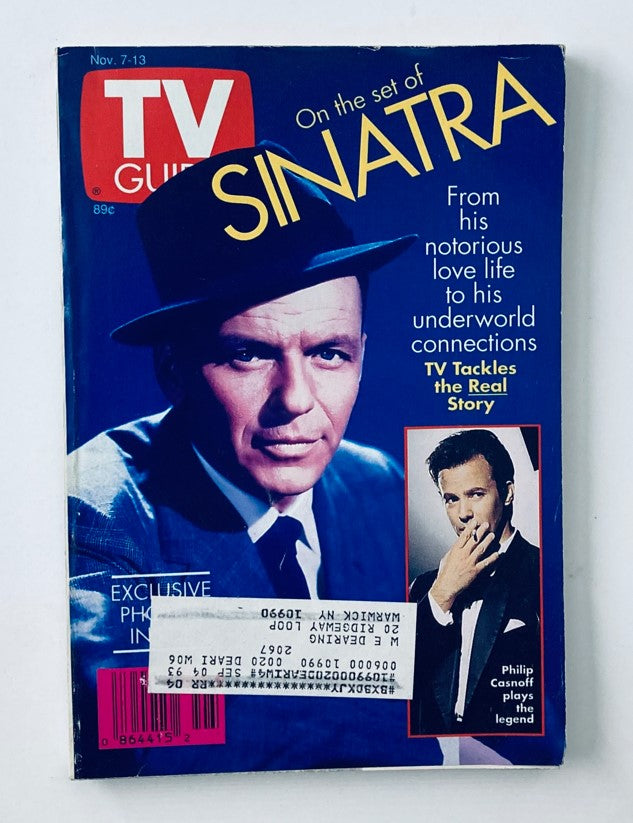 TV Guide Magazine November 7 1992 Frank Sinatra & Philip Cosnoff NY Metro Ed.