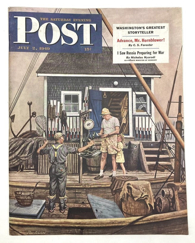 Saturday Evening Post Magazine July 2 1949 Ernest Mayhew by Stevan Dohanos