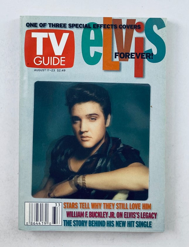 TV Guide Magazine August 17 2002 Elvis Presley Legacy Time Warner Manahattan Ed.