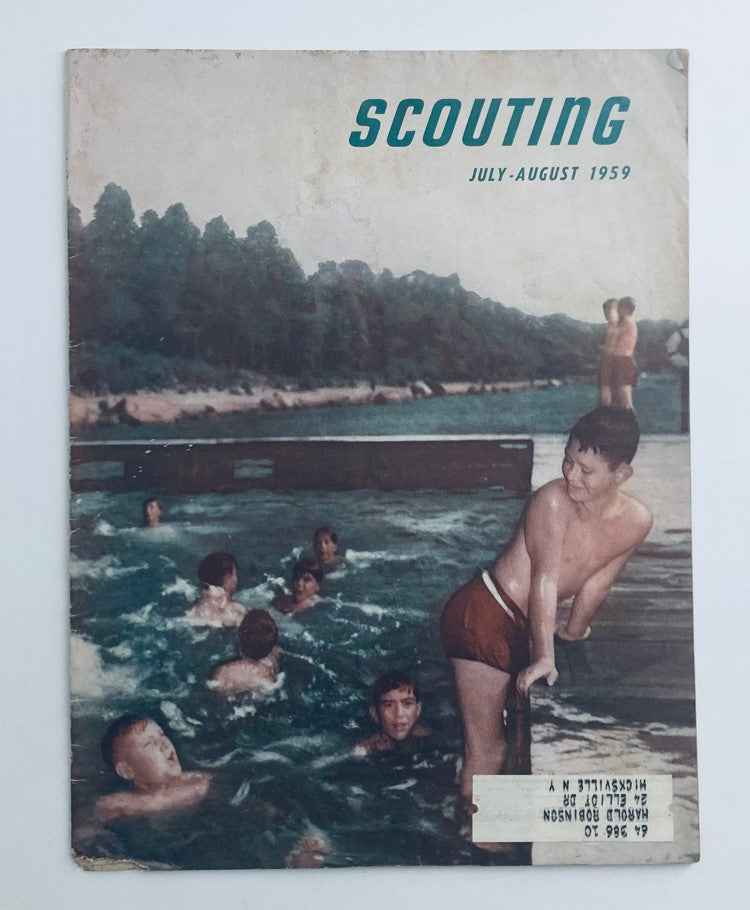 VTG Scouting Magazine July 1959 Vol 47 No. 6 Learn Dog-Paddle and Mud-Crawl